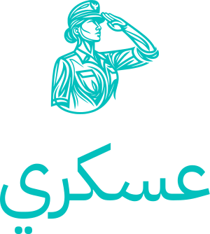 عسكري logo design