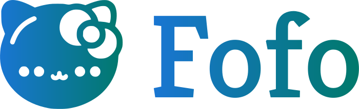 design de logotipo Fofo