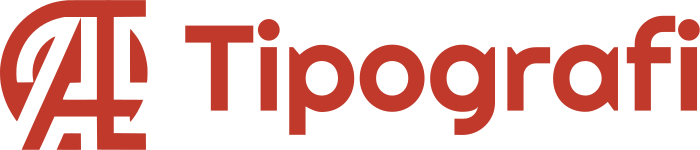 desain logo Tipografi