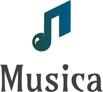 design del logo Musica