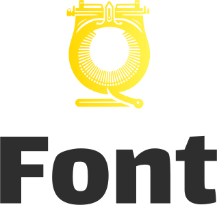 Font logo design