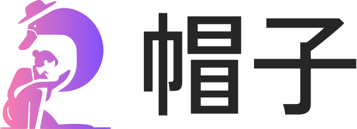 帽子 logo design