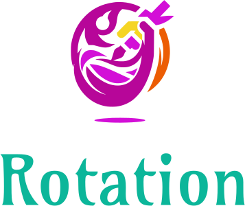 Rotation logo design