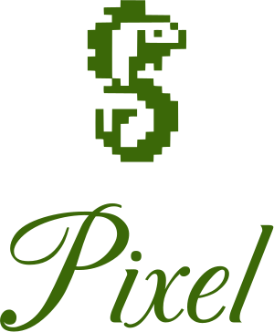 Pixel logo design
