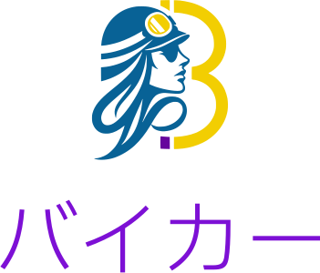バイカー logo design