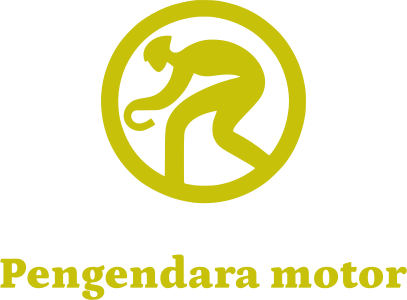 Pengendara motor logo design