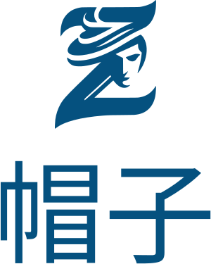 帽子 logo design
