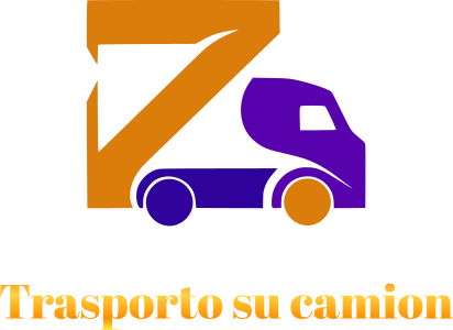 Trasporto su camion logo design