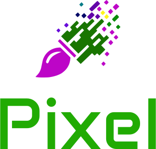 Pixel logo design