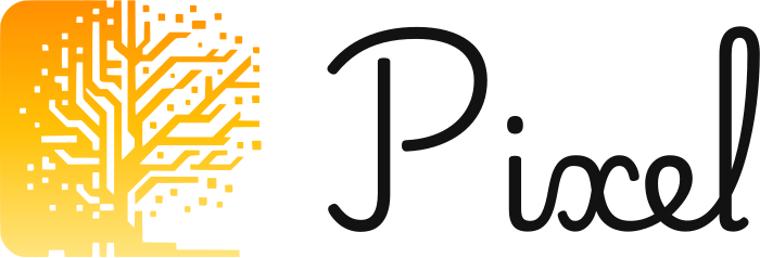 Pixel logo design