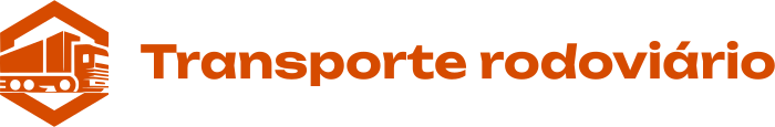 Transporte rodoviário logo design