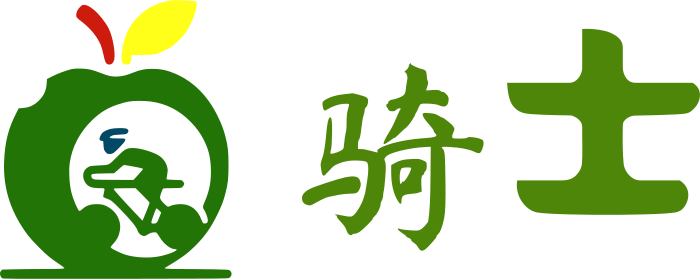 骑士 logo design