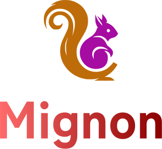 Mignon logo design