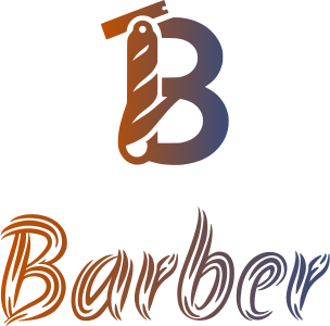Barber logo design