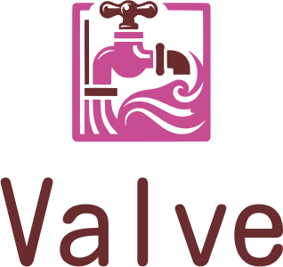 Valve logo design