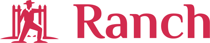 design del logo Ranch
