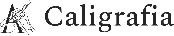design de logotipo Caligrafia
