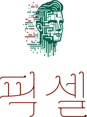 픽셀 로고 디자인