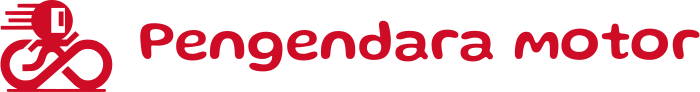 Pengendara motor logo design