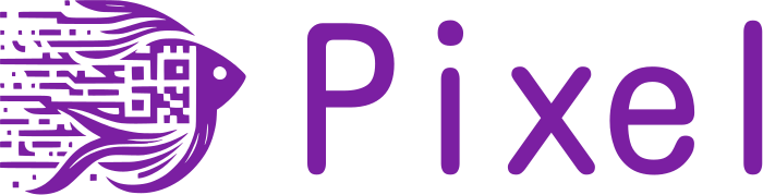 Pixel logo design