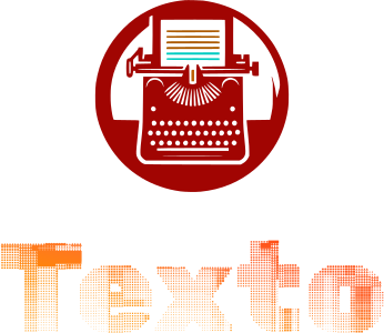 Texto logo design