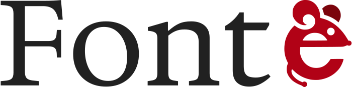 Fonte logo design