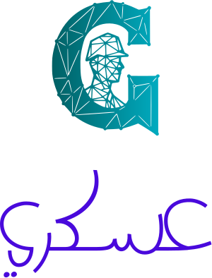 عسكري logo design