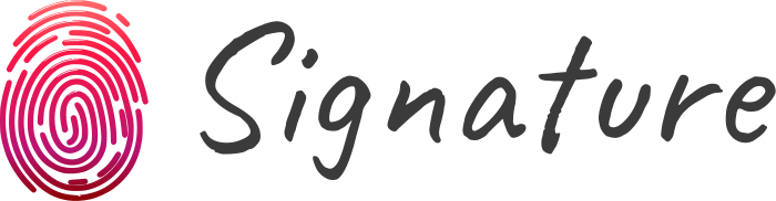 Signature logo design
