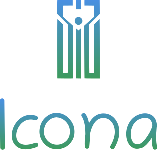 design del logo Icona