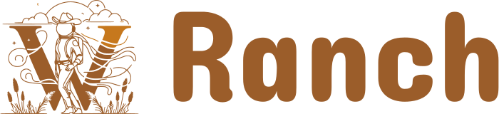 design del logo Ranch