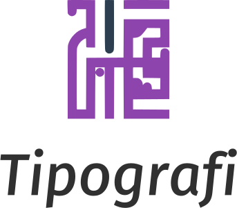 desain logo Tipografi