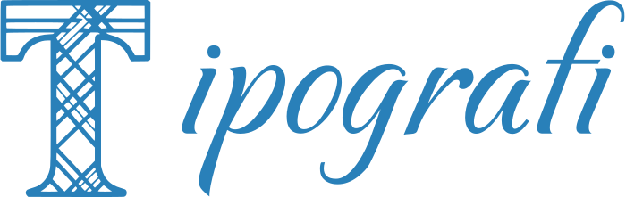 desain logo Tipografi