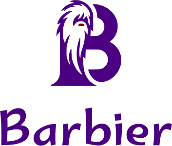 création de logo Barbier