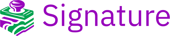 création de logo Signature