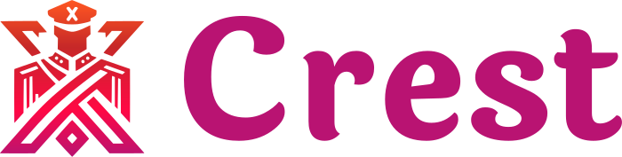 Crest logo design