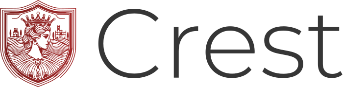 Crest logo design