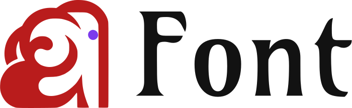 Font logo design