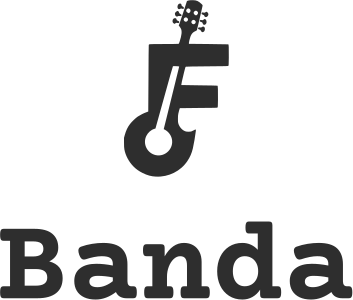 design de logotipo Banda