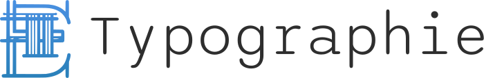 création de logo Typographie