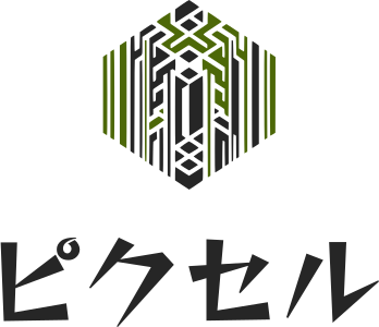 ピクセル ロゴデザイン