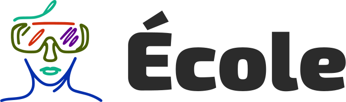 École logo design