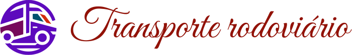 Transporte rodoviário logo design