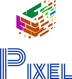 Pixel logo design