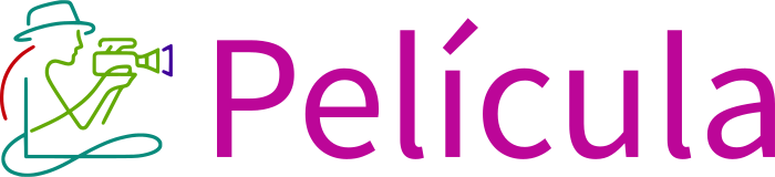 Película logo design