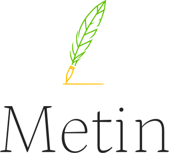 Metin logo design