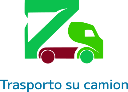 Trasporto su camion logo design