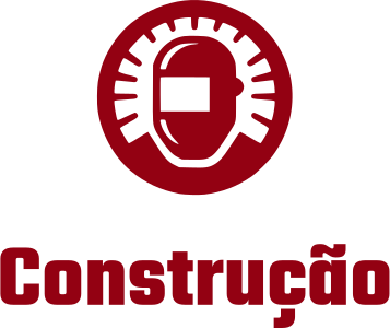 Construção logo design