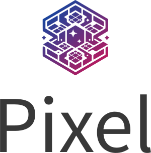 Pixel logo design