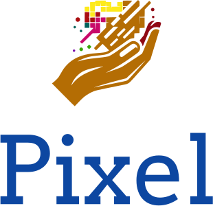Pixel logo design