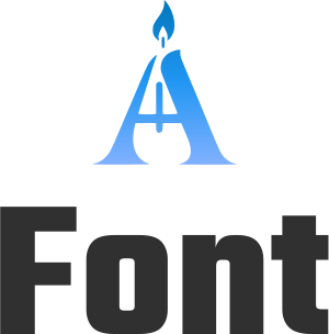 Font logo design